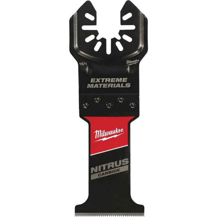 Milwaukee NITRUS CARBIDE 1-3/8 In. Extreme Materials Universal Fit OPEN-LOK Oscillating Blade (3-Pack)