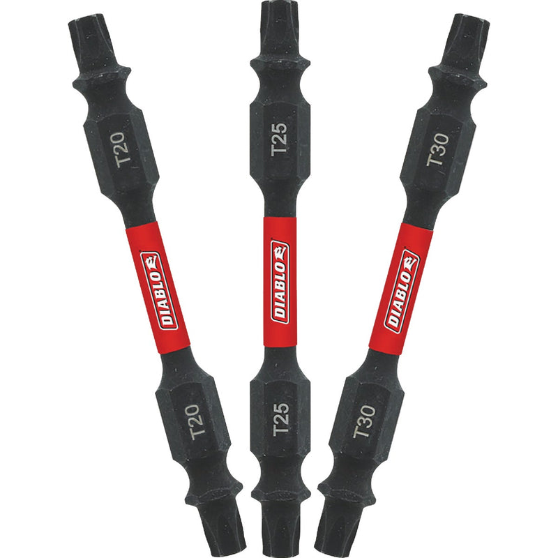 Diablo 2-1/2 In. Double-Ended TORX Screwdriver Bit Set, Bulk