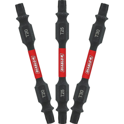 Diablo 2-1/2 In. Double-Ended TORX Screwdriver Bit Set, Bulk