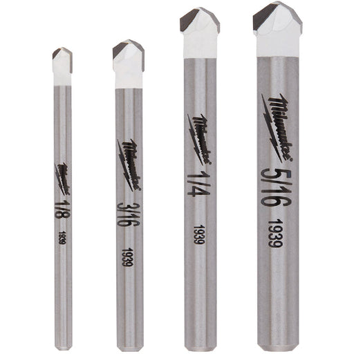 Milwaukee 4-Piece Tile and Natural Stone Bit Set