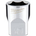 Milwaukee 3/8 In. Drive 15 mm 6-Point Shallow Metric Socket with FOUR FLAT Sides