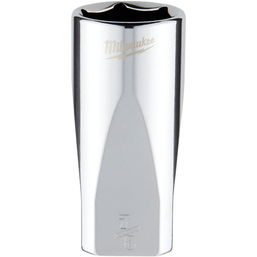 Milwaukee 3/8 In. Drive 7/8 In. 6-Point Deep Standard Socket with FOUR FLAT Sides