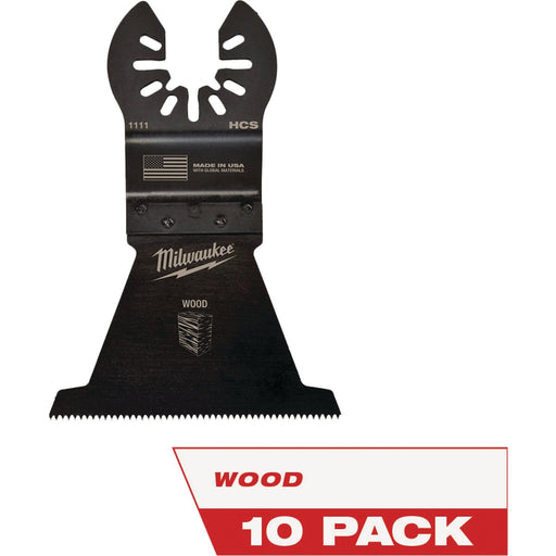 Milwaukee OPEN-LOK 2-1/2 In. HCS Wood Oscillating Blade (10-Pack)