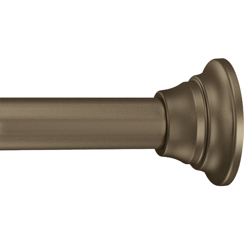 Moen 44 In. To 72 In. Straight Adjustable Tension Shower Rod, Oil Rubbed Bronze