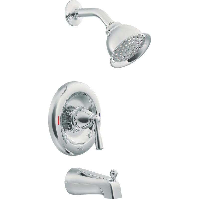 Moen Banbury Posi-Temp 1-Handle Lever Tub and Shower Faucet, Chrome