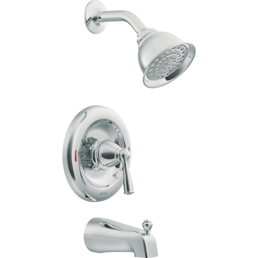 Moen Banbury Posi-Temp 1-Handle Lever Tub and Shower Faucet, Chrome