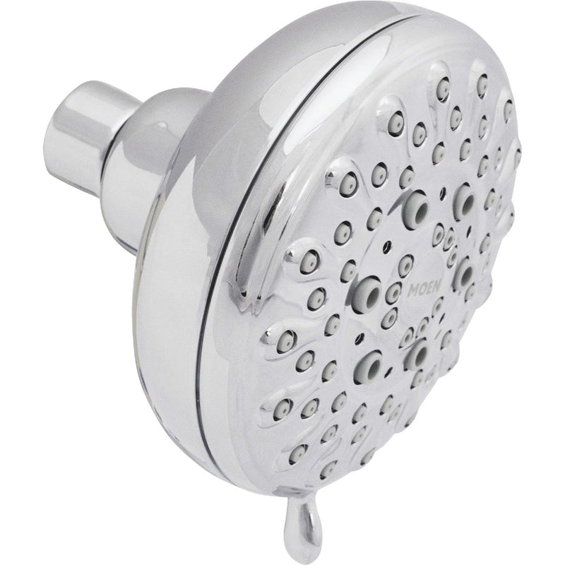 Moen Banbury 5-Spray 1.75 GPM Water Saver Fixed Shower Head, Chrome