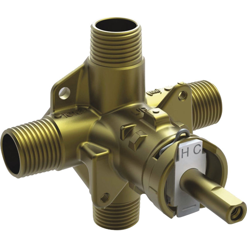 Moen Brass Rough-In Posi-Temp Pressure-Balancing Cycling Tub & Shower Valve with 1/2 In. IPS Connection