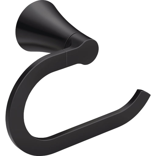 Moen Mikah Matte Black Towel Ring