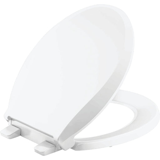 Kohler Cachet ReadyLatch Quiet-Close Round Toilet Seat, White