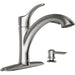 American Standard Mesa 1-Handle Lever Pull-Down Kitchen Faucet with Soap Dispenser, Stainless Steel