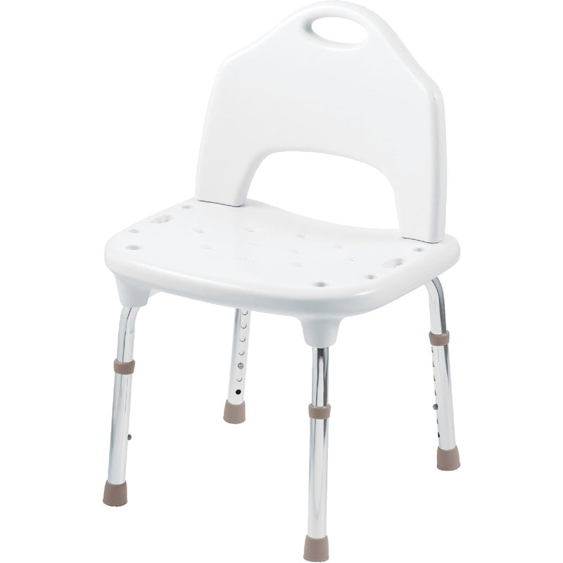 Moen Home Care 400 Lb. Capacity Adjustable Shower & Tub Seat, Glacier