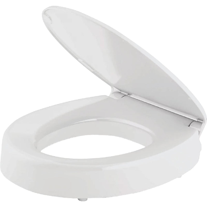 Kohler Hyten Quiet-Close Elevated Round Toilet Seat, White