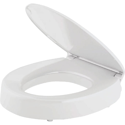 Kohler Hyten Quiet-Close Elevated Round Toilet Seat, White