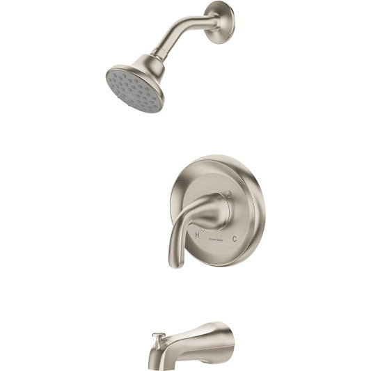 American Standard Cadet Brushed Nickel Single-Handle Lever Tub & Shower Faucet