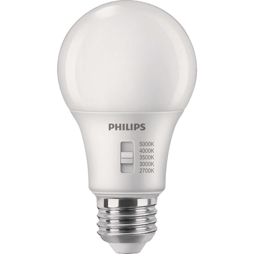 Philips 60W Equivalent 5 CCT A19 Medium Dimmable LED Light Bulb (4-Pack)
