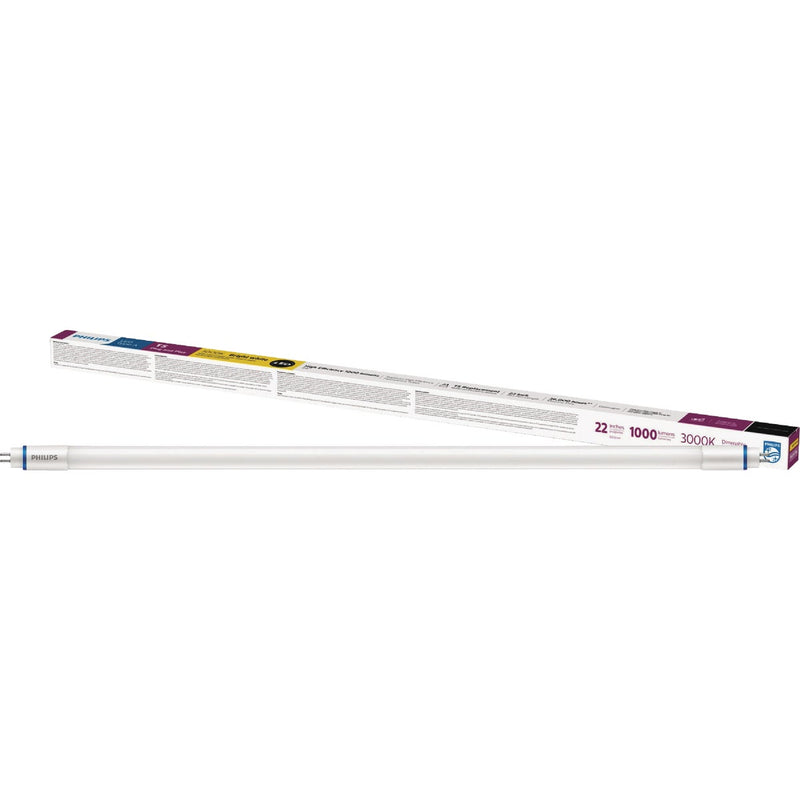Philips MainsFit 14W Equivalent 22 In. Bright White T5 G5 LED Tube Light Bulb