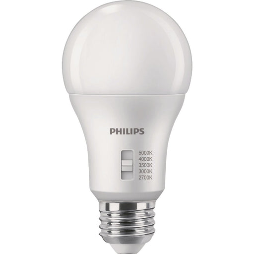 Philips 100W Equivalent 5 CCT A19 Medium Dimmable LED Light Bulb (2-Pack)