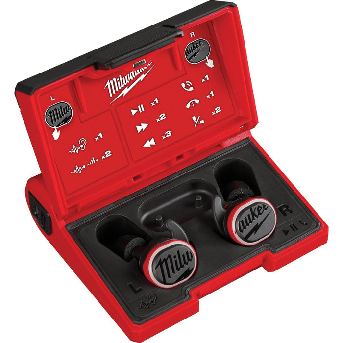 Milwaukee REDLITHIUM USB Bluetooth Jobsite Earbuds