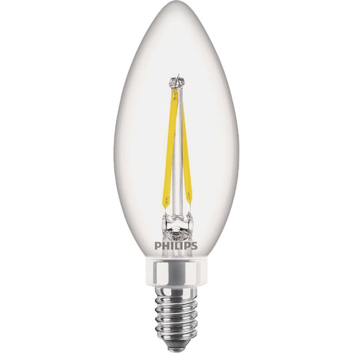 Philips Ultra Definition 40W Equivalent B11 LED Candelabra Base Daylight Light Bulb (3-Pack)