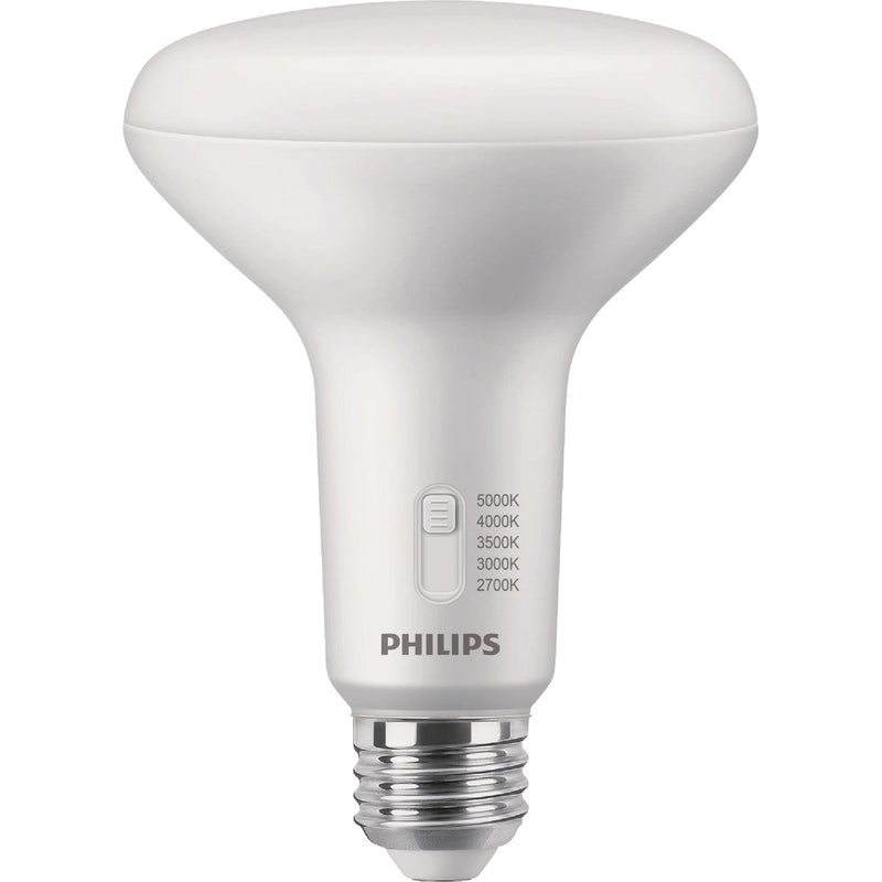 Philips 65W Equivalent 5CCT BR30 Medium Dimmable LED Floodlight Light Bulb (3-Pack)