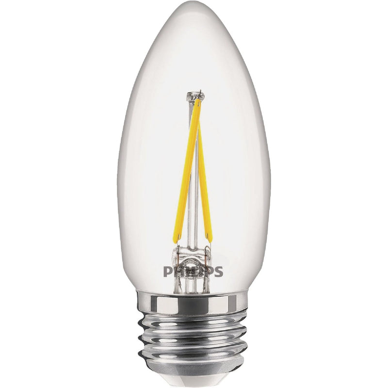 Philips Ultra Definition 40W Equivalent Daylight B11 Medium LED Decorative Light Bulb (3-Pack)