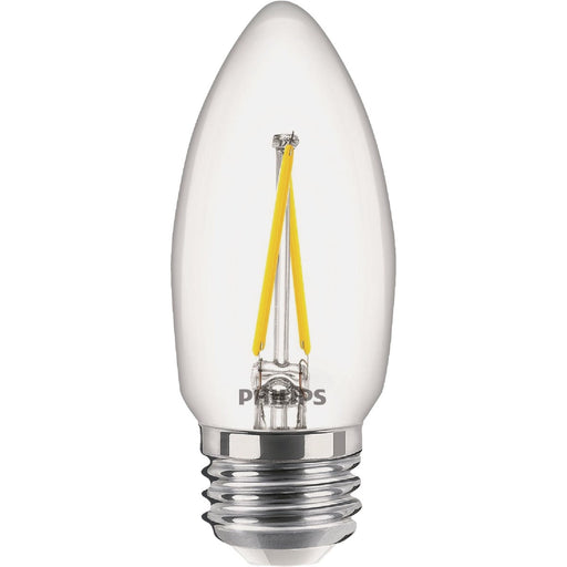 Philips Ultra Definition 40W Equivalent Daylight B11 Medium LED Decorative Light Bulb (3-Pack)