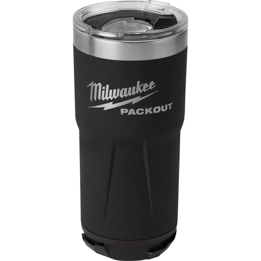 Milwaukee PACKOUT 20 Oz. Black Insulated Tumbler