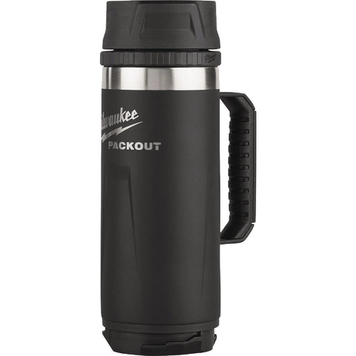 Milwaukee PACKOUT 18 Oz. Insulated Mug with Sip Lid, Black