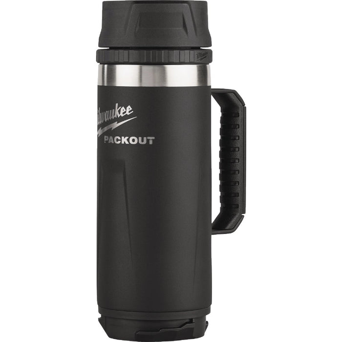 Milwaukee PACKOUT 18 Oz. Insulated Mug with Sip Lid, Black