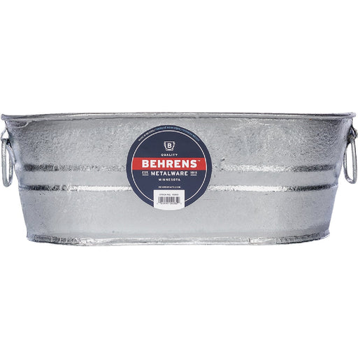 Behrens 2 Gal. Oval Hot-Dipped Utility Tub
