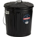 Behrens 7.5 Gal. Black Galvanized Steel Ash Pail