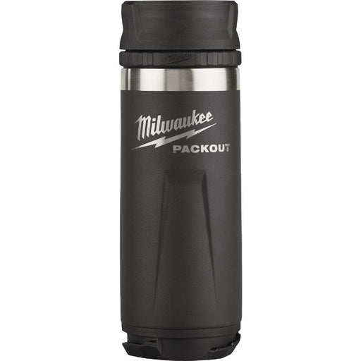 Milwaukee PACKOUT 18 Oz. Black Insulated Bottle with Sip Lid