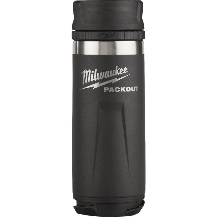 Milwaukee PACKOUT 18 Oz. Black Insulated Bottle with Sip Lid