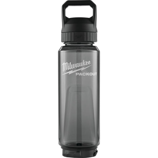 Milwaukee PACKOUT 34 Oz. Plastic Bottle with Chug Lid, Black