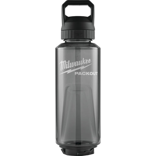 Milwaukee PACKOUT 48 Oz. Plastic Bottle with Chug Lid, Black