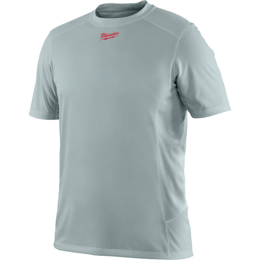 Milwaukee Workskin Medium Gray Short Sleeve Men's Lightweight Performance Shirt