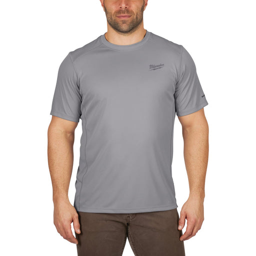 Milwaukee Workskin XL Gray Short Sleeve Men's Lightweight Performance Shirt