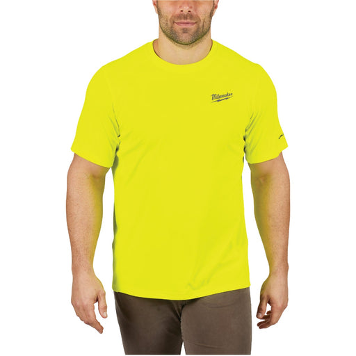 Milwaukee Workskin Medium High Visibility Short Sleeve Men's Lightweight Performance Shirt