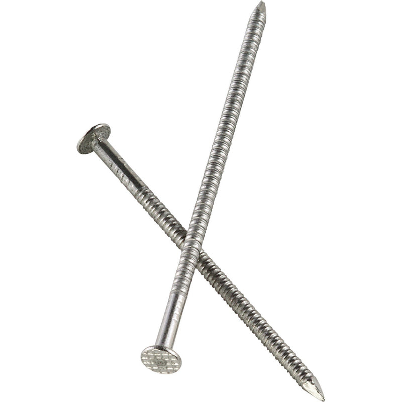 Simpson Strong-Tie 8d x 2-1/2 In. Stainless Steel Flat Checkered Siding Nails (980 Ct., 5 Lb.)