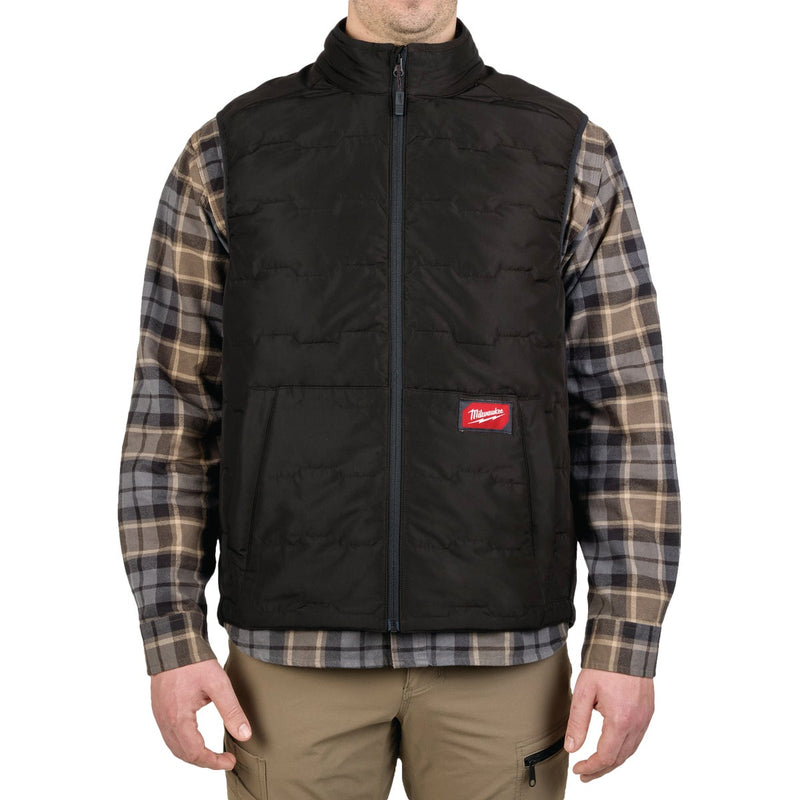 Milwaukee FREEFLEX Men's Medium Black Lightweight Insulated Vest