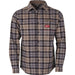 Milwaukee GridIron Men's 2XL Gray Long Sleeve Flannel Shirt