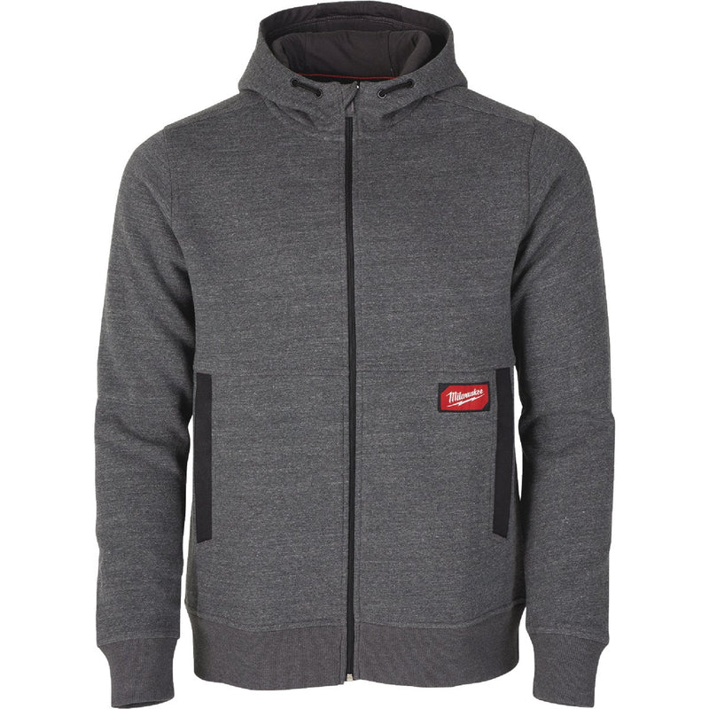 Milwaukee GRIDIRON Men's 2XL Gray Full-Zip Hoodie