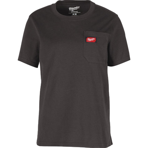 Milwaukee GridIron Women's Medium Black Short Sleeve Pocket T-Shirt