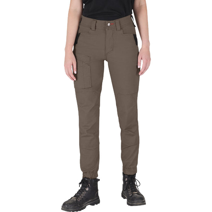 Milwaukee GRIDIRON Women's 10 Brown Double Knee Jogger Pants