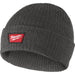 Milwaukee Gray Cuffed Beanie Rib-Knit Acrylic Sock Cap