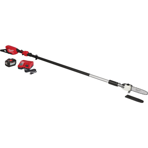 Milwaukee M18 FUEL Brushless 10 In. Telescoping Cordless Pole Saw Kit with 12.0 Ah Battery & Charger