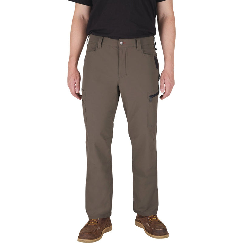 Milwaukee FREEFLEX Brown 32 x 32 Tech Pants