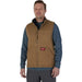 Milwaukee GRIDIRON Men's XL Brown Sherpa-Lined Vest