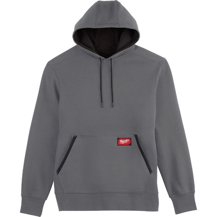 Milwaukee FREEFLEX Large Gray Midweight Pullover Hooded Sweatshirt
